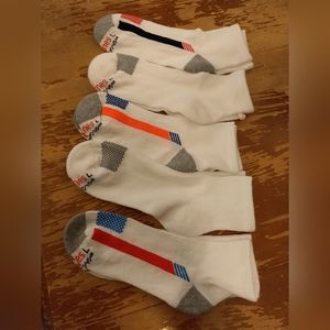 Hanes X-Temp boy's ankle socks large